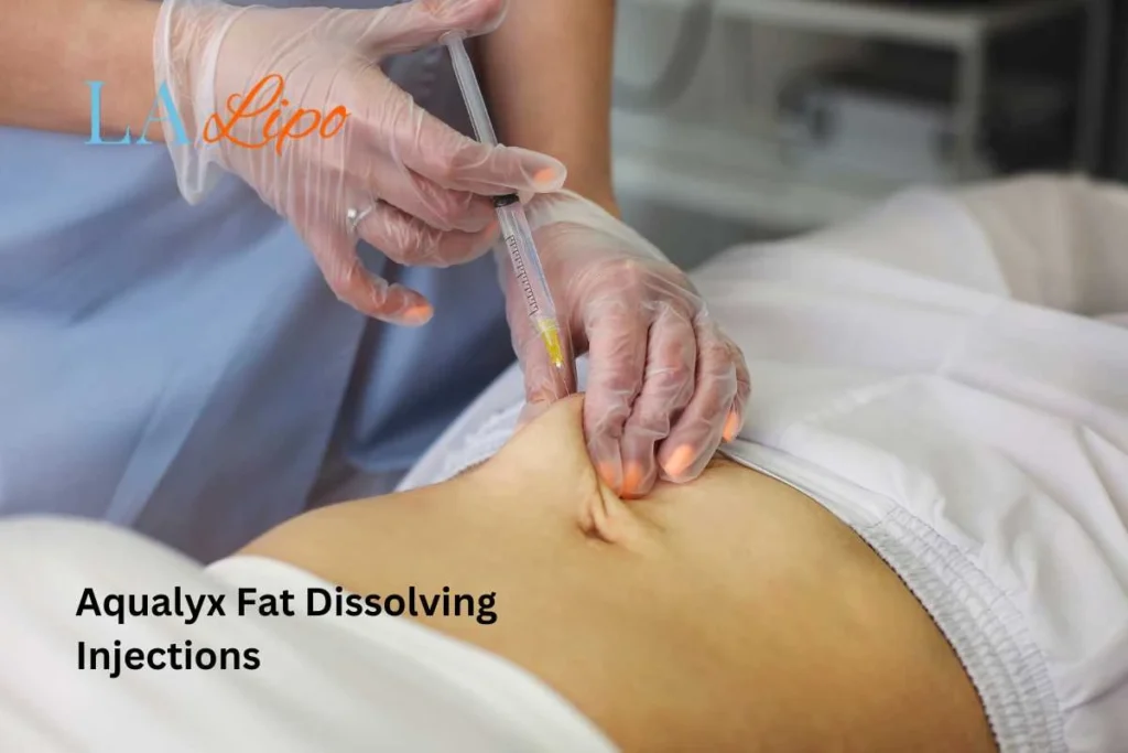 woman having fat dissolving injections South Shields in the stomach