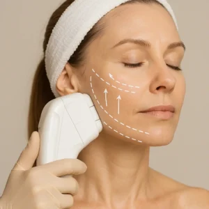 Woman having HI-FU to reduce wrinkles call LA LIPO South Shields Now!