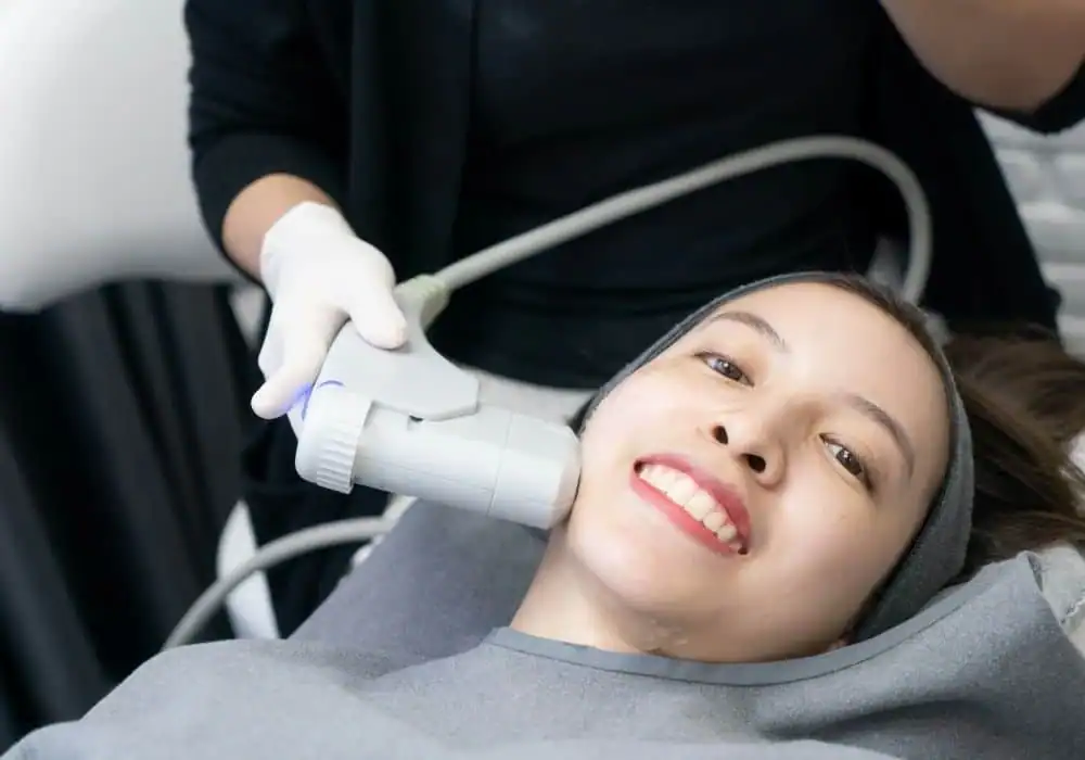 HIFU treatment South Shields in progress