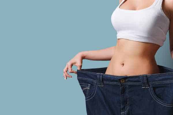 woman after fat reduction treatment South Shields