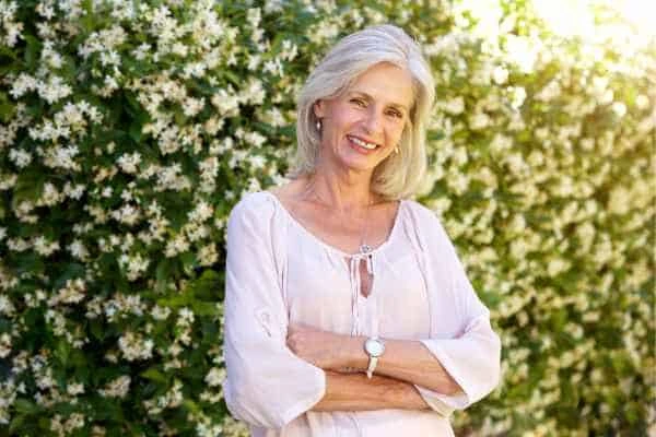 Older woman happy with urinary incontinence treatment South Shields