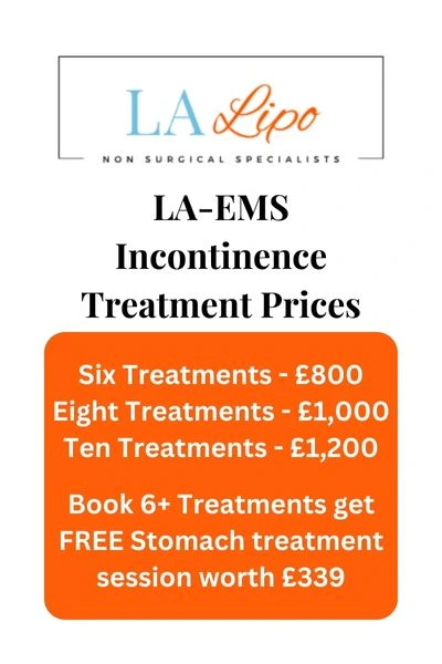 LA-EMS Incontinence Treatment Prices South Shields