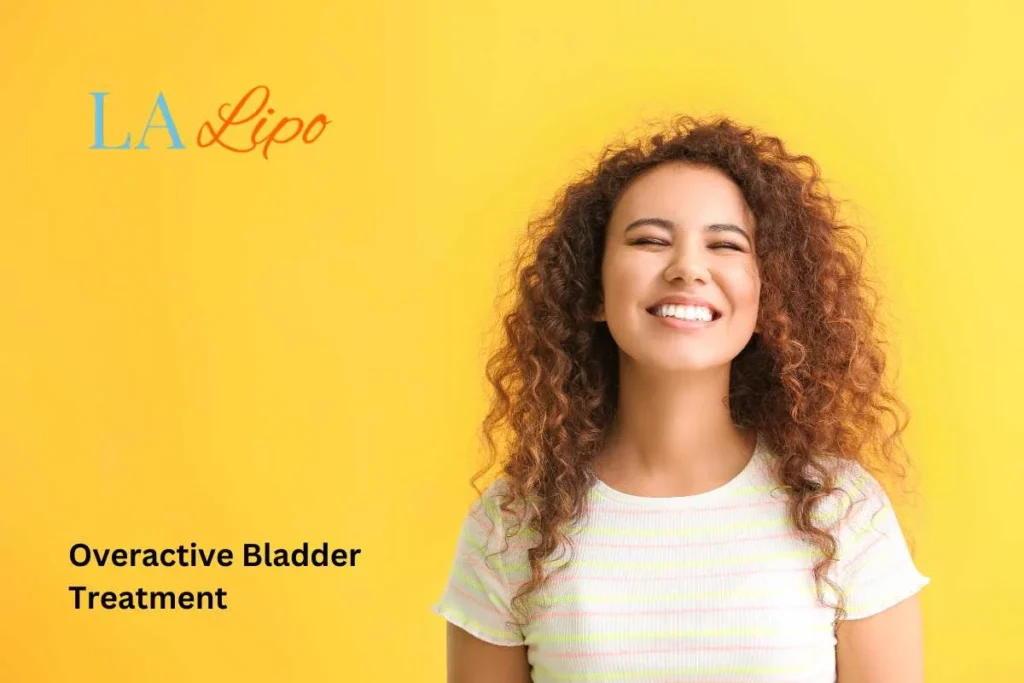woman smiling about overactive bladder treatment South Shields solutions